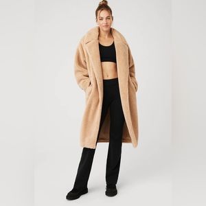 NWT Alo Yoga Sherpa Teddy Trench Size Small never worn! $298 ALO Store
